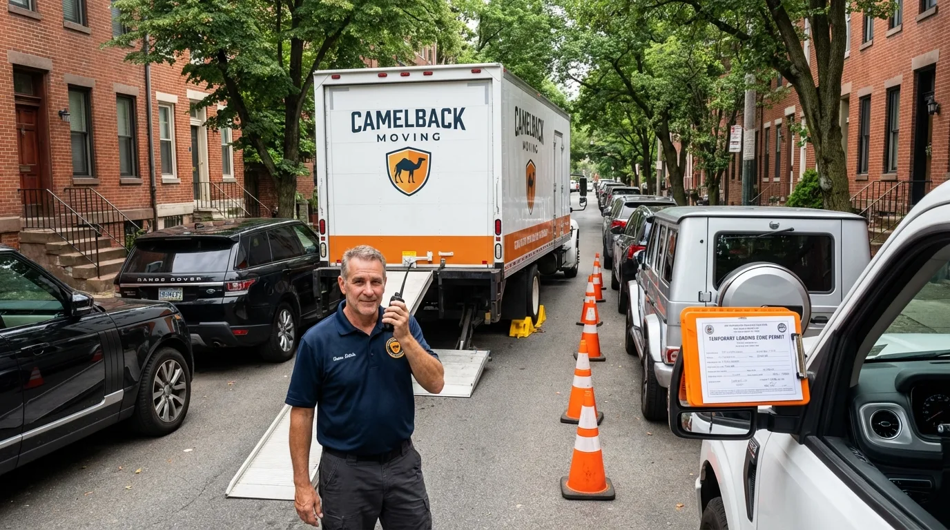City street loading permit setup in Sanbornville, NH