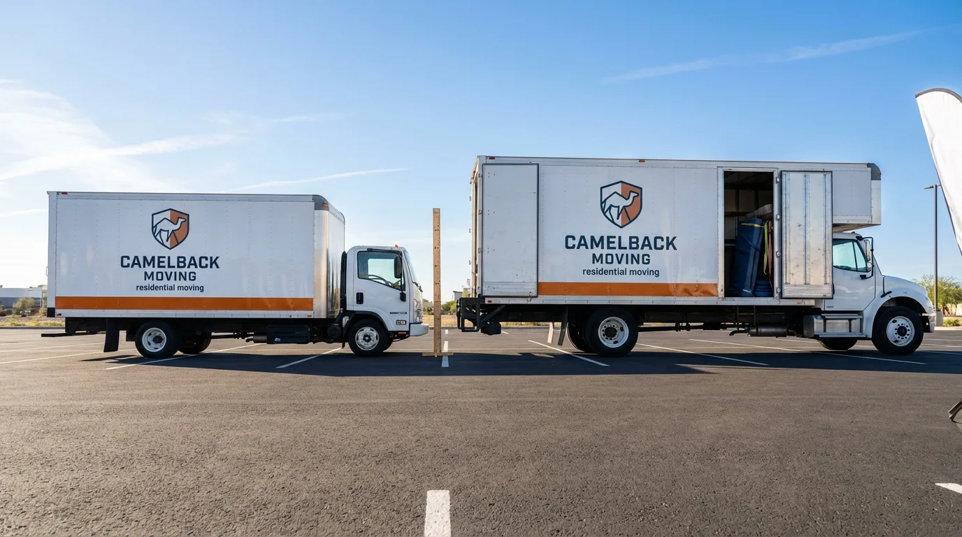 Moving truck size capacity guide in Sanbornville